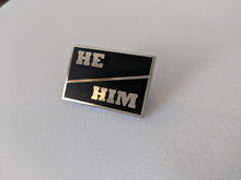 Load image into Gallery viewer, Pronoun Pin - Hard Enamel
